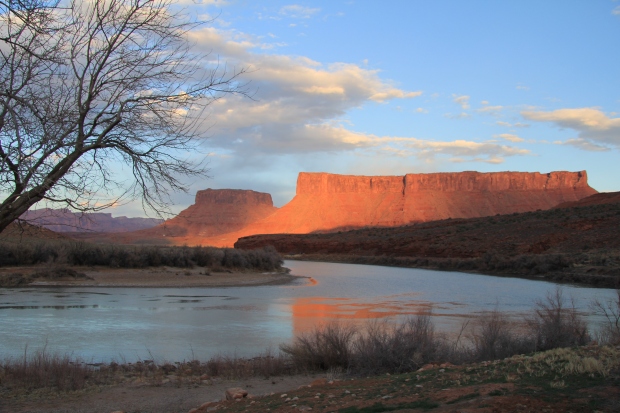 Sunset over the Colorado River